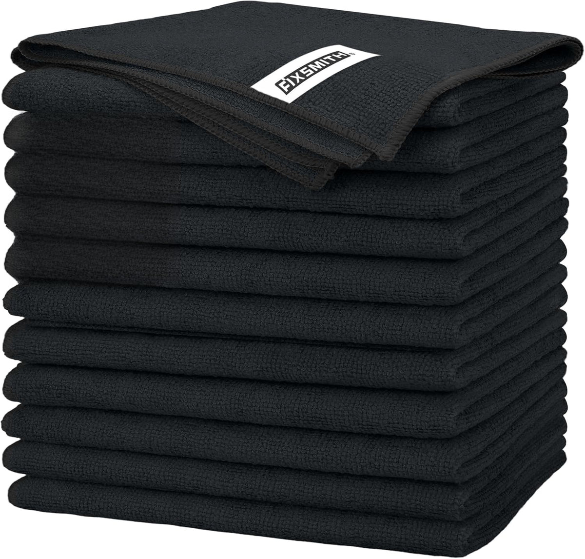 FIXSMITH Microfiber Cleaning Cloth - Pack of 50, Microfiber Towels for Cars 16 x 12 in, Highly Absorbent Cleaning Rags, Lint-Free, Streak-Free Cleaning Cloths for Car Kitchen Home Office