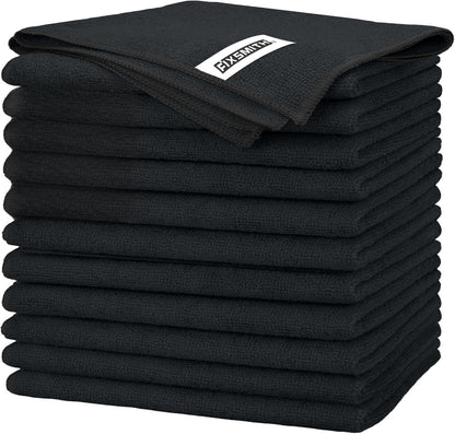 FIXSMITH Microfiber Cleaning Cloth - Pack of 50, Microfiber Towels for Cars 16 x 12 in, Highly Absorbent Cleaning Rags, Lint-Free, Streak-Free Cleaning Cloths for Car Kitchen Home Office