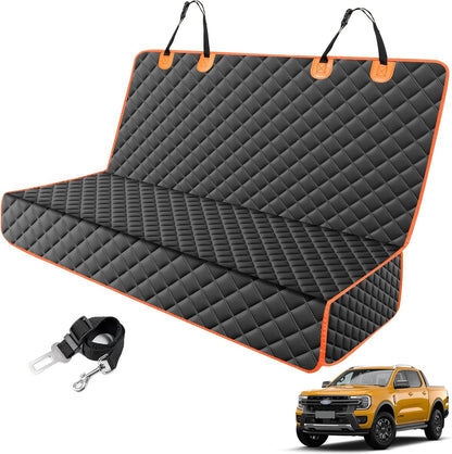 MIXJOY Dog Seat Cover for Back Seat Waterproof Dog Seat Covers for Cars, Car Seat Protector for Dogs, Nonslip Back Seat Cover for Trucks & SUV