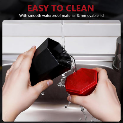 Car Trash Can with Lid - 2-Pack, Interior Accessories for Vehicles, Leakproof Garbage Can with 30 Detachable Trash Bags, Multipurpose Organizers and Storage Solutions for Home and Office