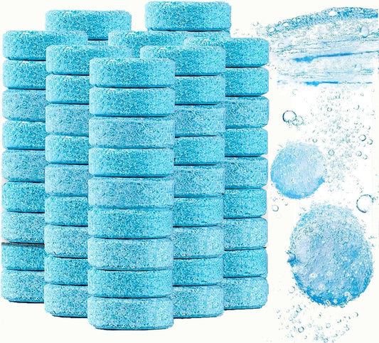 200pcs Car Windshield Washer Tablets - Washer Fluid Tablets Glass Cleaner Concentrate Car Windshield Wiper Fluid Cleaner Automotive Glass Cleaner