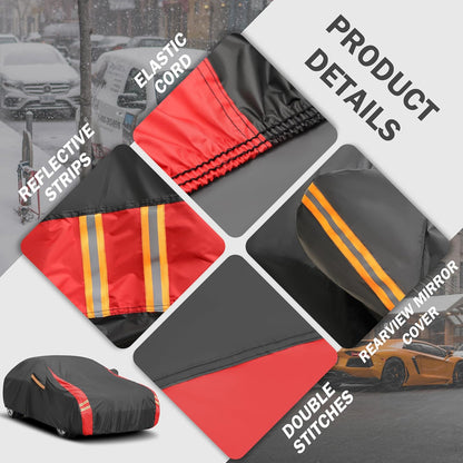 Car Cover Outdoor Automobiles Waterproof All Weater Truck Cover for Chevy Silverado, GMC Sierra, Ford F150/F 150 Heavy Duty Outdoor Pickup Cover Snow Uv Sun Protection