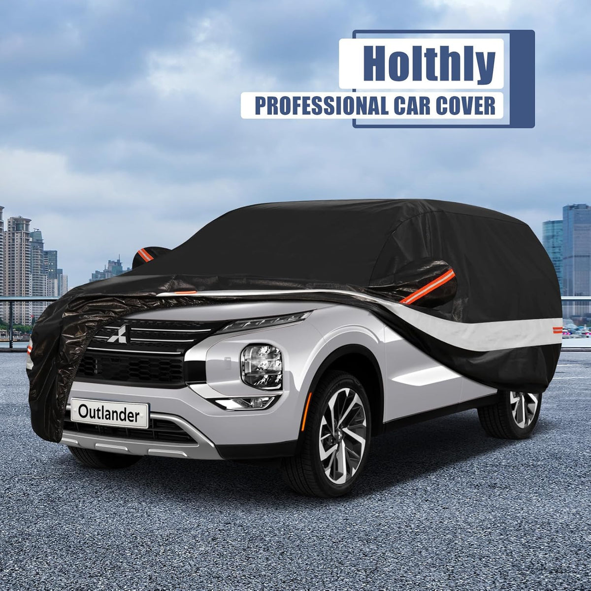 10 Layers Car Cover Custom Fit for Mercedes Benz C Class C250 C300 C43 C63 (1993-2026), Waterproof All Weather for Automobiles, Outdoor Full Cover Sun Dust Rain Protection with Cotton. Black - Colors C