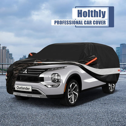 10 Layers Car Cover Custom Fit for Mercedes Benz C Class C250 C300 C43 C63 (1993-2026), Waterproof All Weather for Automobiles, Outdoor Full Cover Sun Dust Rain Protection with Cotton. Black - Colors C