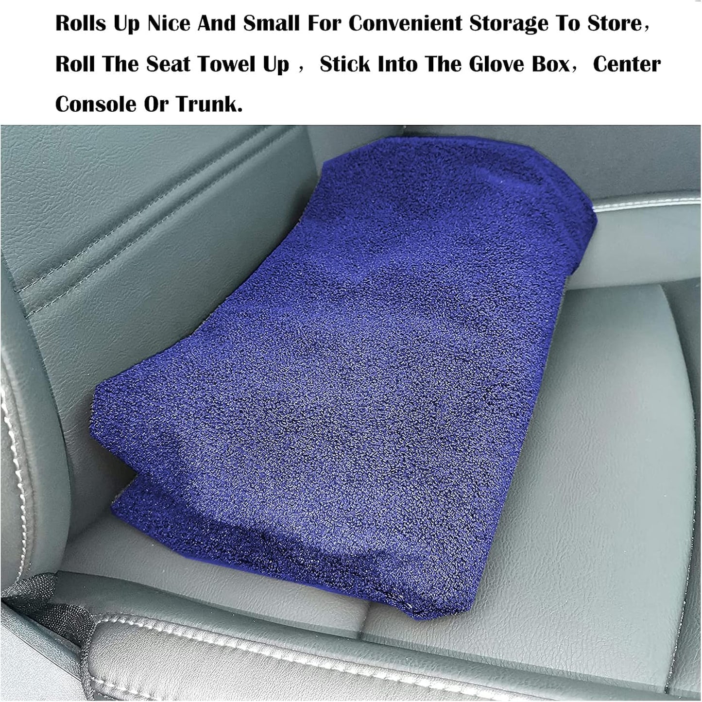 Car Seat Cover Protector Front Seats,for Gym Workout,Running,Swimming,Beach and Hiking,Waterproof Sweat Towel Bucket Seat Covers for Cars SUV Trucks (Black, 1Pcs)