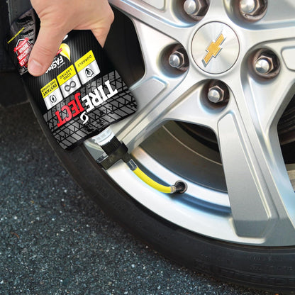 TireJect Automotive Compact Car 2-in-1 Tire Sealant & Bead Sealer Kit for tire Repair of leaks and punctures