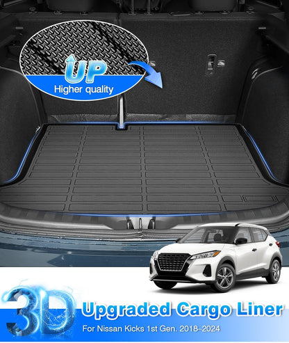 Rav4 Cargo Liner - Trunk Mat for Toyota RAV4 2019-2024 2025, All Weather Cargo Mat for rav4 Accessories, Heavy Duty (Fit for All Models)
