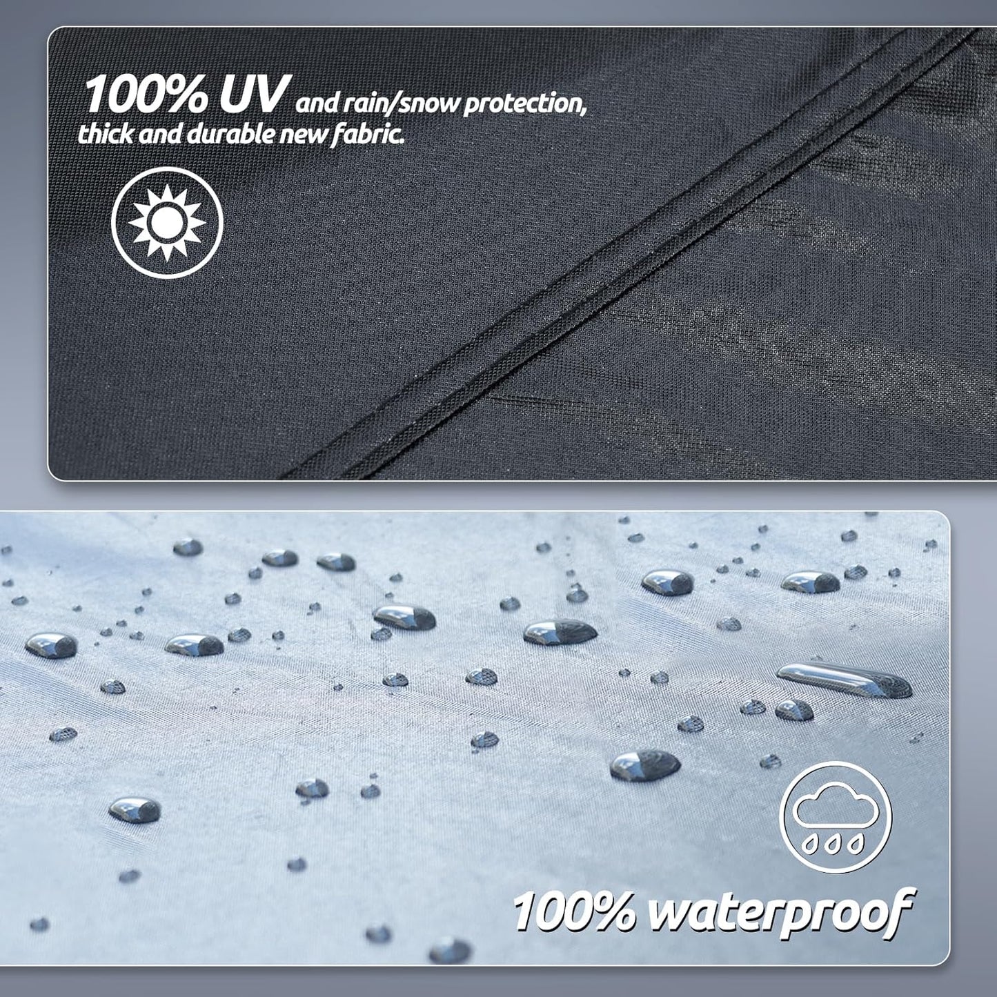 Car Cover Custom Fit for Toyota Corolla 2000-2025, Honda Civic 1991-2025, Waterproof All Weather Full Exterior Cover Rain Sun Protector Car Cover with Door Zipper