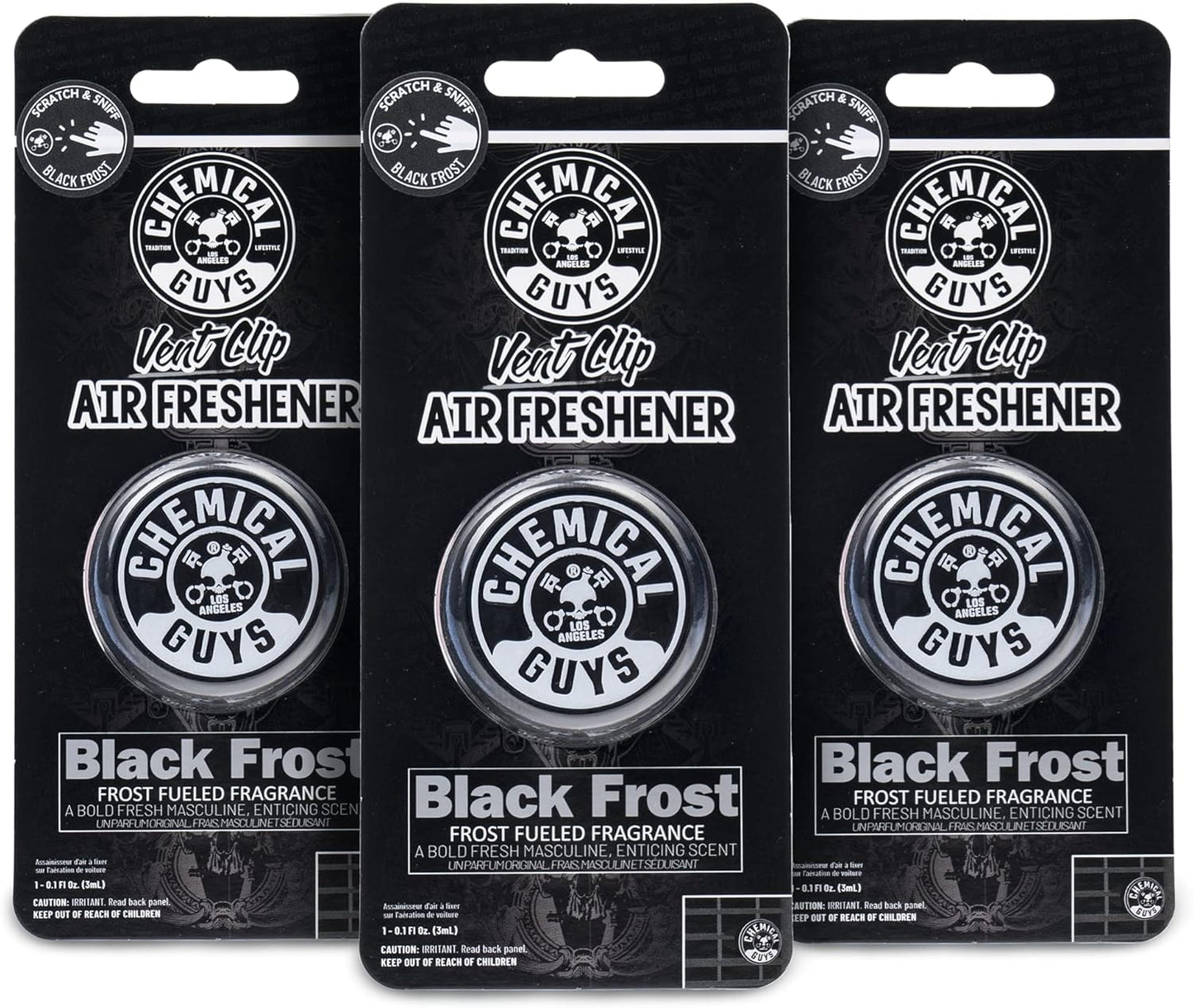 Chemical Guys AIR_302_04 Black Frost Scent and Signature Scent Combo Pack, Great for Cars, Trucks, SUVs, RVs, Home, Office & More (2-4 fl oz Items)