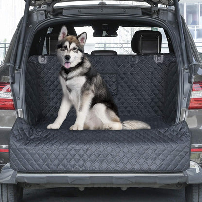 Dog Cargo Liner for SUVs - Waterproof Large Non-Slip Pet Trunk Mat with Bumper Flap Protector, Universal Fit for SUVs, Sedans, Vans