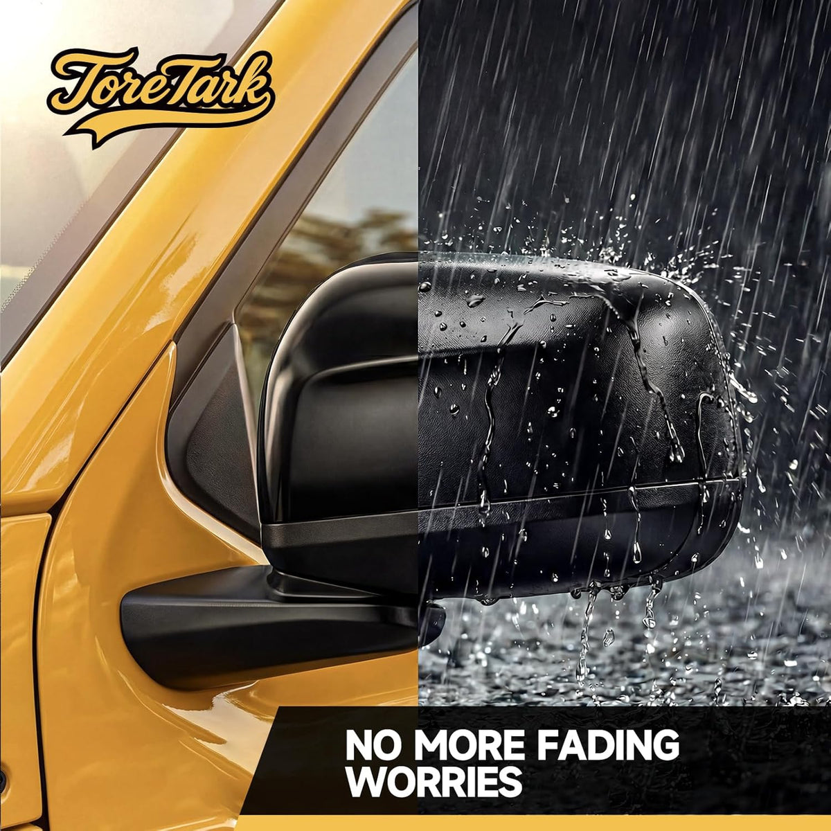 Toretark Plastic Restorer for Cars, Not a Dressing, Black Trim Restorer, Ceramic Crystal Coating Highly Concentrated, Lasting Up to 6 Months+ with UV Protection, Restore Automotive Exterior Protectant