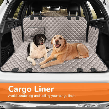 URPOWER Dog Car Seat Cover for Pets 100% Waterproof Seat Cover Hammock 600D Heavy Duty Scratch Proof Nonslip Durable Soft Back Seat Covers for Cars and SUVs