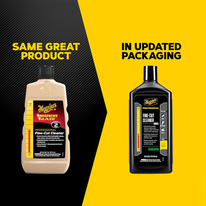 Meguiar’s Professional Swirl Remover 2.0, Polishing Compound, Car Scratch and Swirl Remover that Restores Shine and Gloss, Use On Exterior Paint and Clear Coat By Hand Or Machine - 16 Oz Bottle