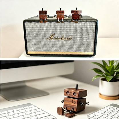 Car Air Fresheners Cute Shaking Wooden Man Figurine Diffuser For Car Dashboard Reusable Air Freshener Gifts Car Vent Clip Car Odor Eliminator Fun Car Accessories Gift Set