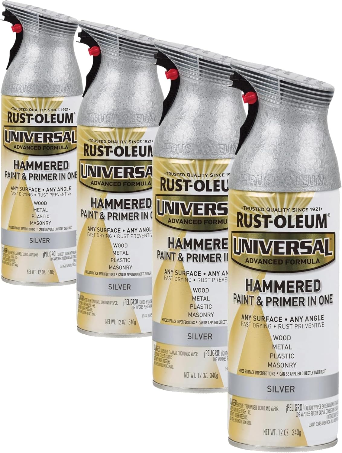 Rust-Oleum 302151 Universal All Surface Clear Topcoat Spray, 11 oz, Dead Flat Clear - Colors A