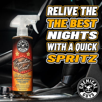 Chemical Guys AIR_302_04 Black Frost Scent and Signature Scent Combo Pack, Great for Cars, Trucks, SUVs, RVs, Home, Office & More (2-4 fl oz Items)