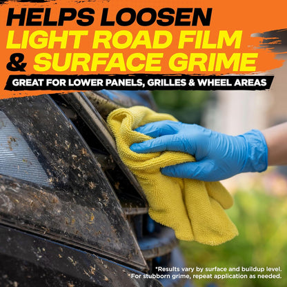 Durabasics Bug Remover for Car Exterior, 1 Gallon – Car Bug Remover Spray Helps Loosen Bug Residue & Road Grime – Exterior Cleaner for Common Surfaces Including Paint, Glass, Plastic & Trim