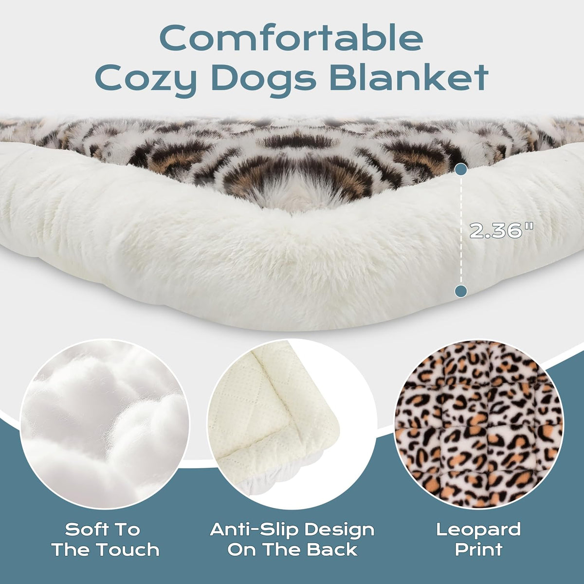 Backseat Dog Bed Mat for Car, Dog Car Seat Cover for Back Seat, Pet Car Blanket Soft and Comfortable, Bottom Non-Slip, Washable Travel Pet Mat for Cars Trucks and SUVs