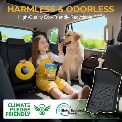 Floor Mats for Jeep Cherokee 2019-2023, All Weather Floor Mats Trunk Cargo Liner with Backrest Protectors and Door Sill Guards Accessories, Full Coverage Set