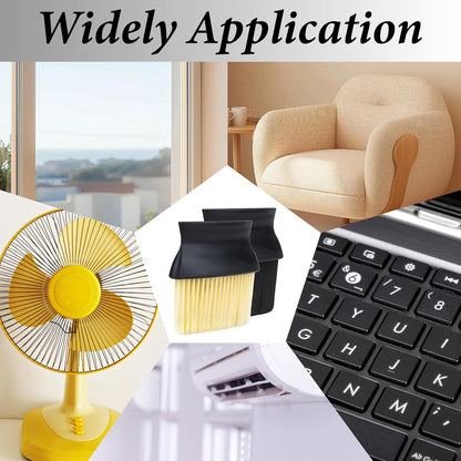 Car Interior Brush, Automotive Interior Dusting Brush, Car Interior Cleaning Brush, Bristles Detailing Brush Dusting for Car Interior, Dashboard, Air Conditioner Vents, Leather, Computer (Yellow)