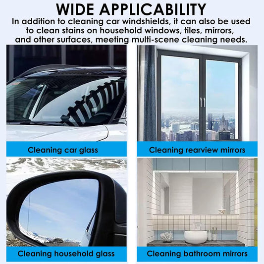 200 PCS-Car Windshield Washer Tablets, Glass Cleaner, Concentrated Effervescent Tablets, Solid Windshield Effervescent Wiper Tablet for Car Window Glass Cleaning (M)