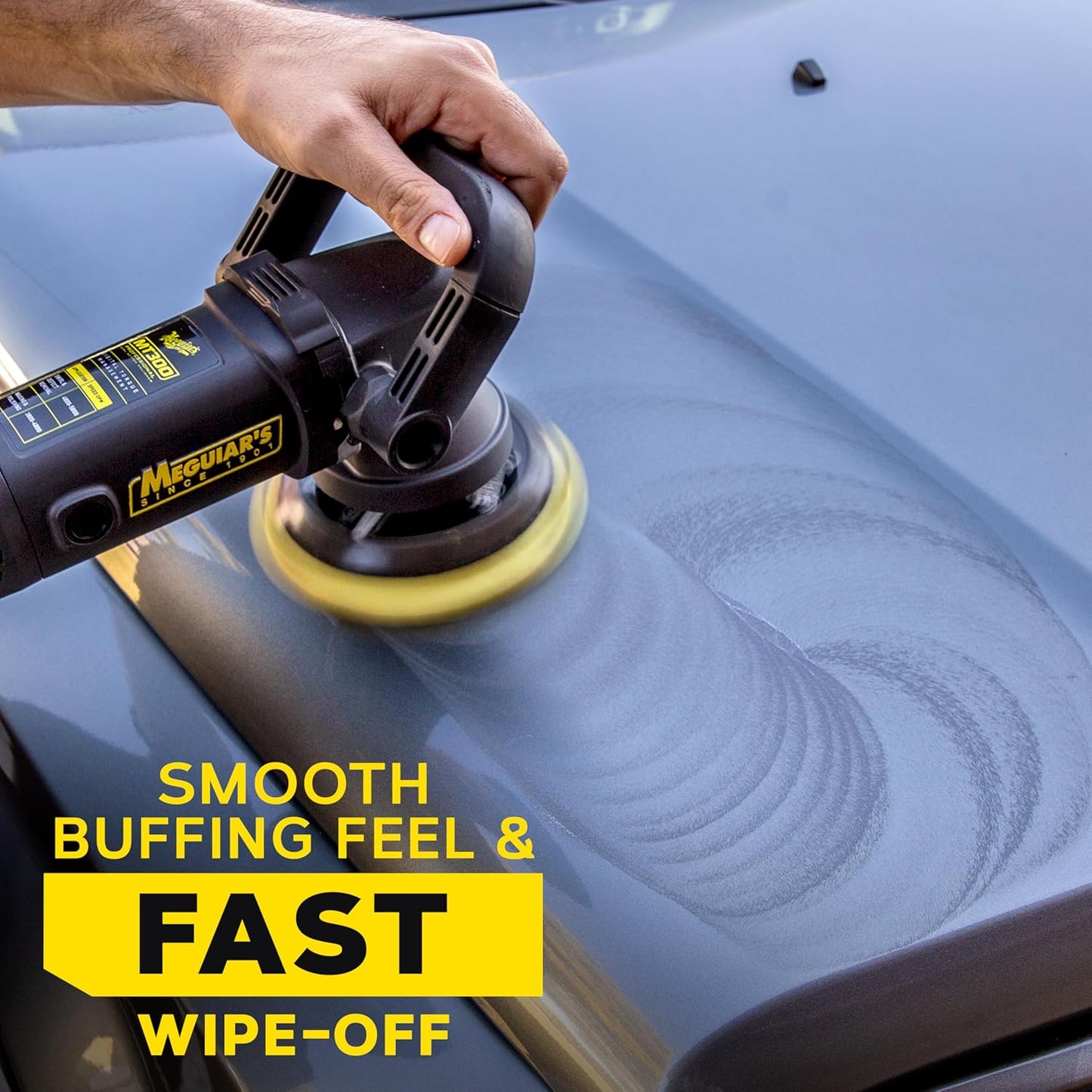 Meguiar’s Mirror Glaze M105 Ultra-Cut Compound, Car Rubbing Compound for Removing Scratches and Heavy Swirls While Adding Shine, Safe and Effective on All Glossy Car Paint and Clear Coats, 8 oz
