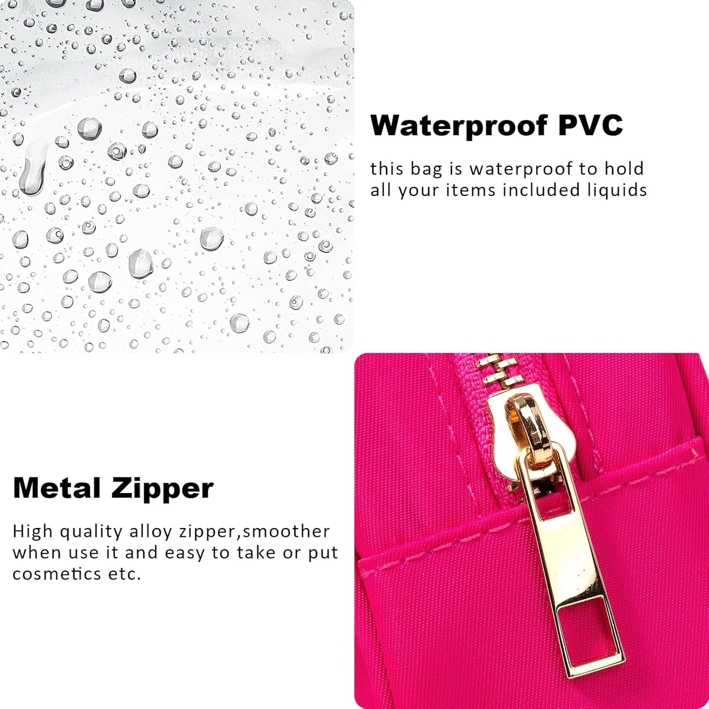 Small Clear Makeup Bag for Purse Small Cosmetic Bag Travel Size Toiletry Bags Cute Travel Makeup Bag,Coin Purse,Car Asscessories Organizer Storage Travel Essentials for Women Girls(Clear-Beige)
