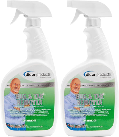 Dicor CP-BTR320S Bug & Tar Remover Cleaner Spray for RV Roofs and Exterior, White