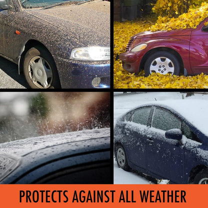 Motor Trend SafeKeeper Heavy Duty Car Cover Waterproof All Weather, Multi-Layered Truck SUV Car Cover for Snow Rain Sun UV Protection, Full Exterior Car Covers for Automobiles (Fits up to 190" Length)