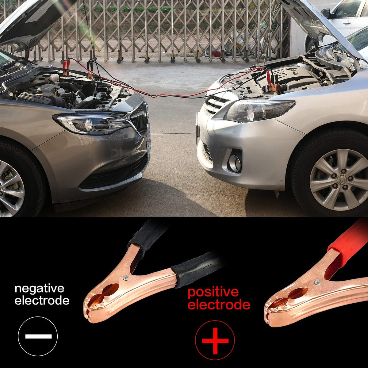 Car Roadside Emergency Kit – Premium, with Jumper Cables, Tow Strap, etc