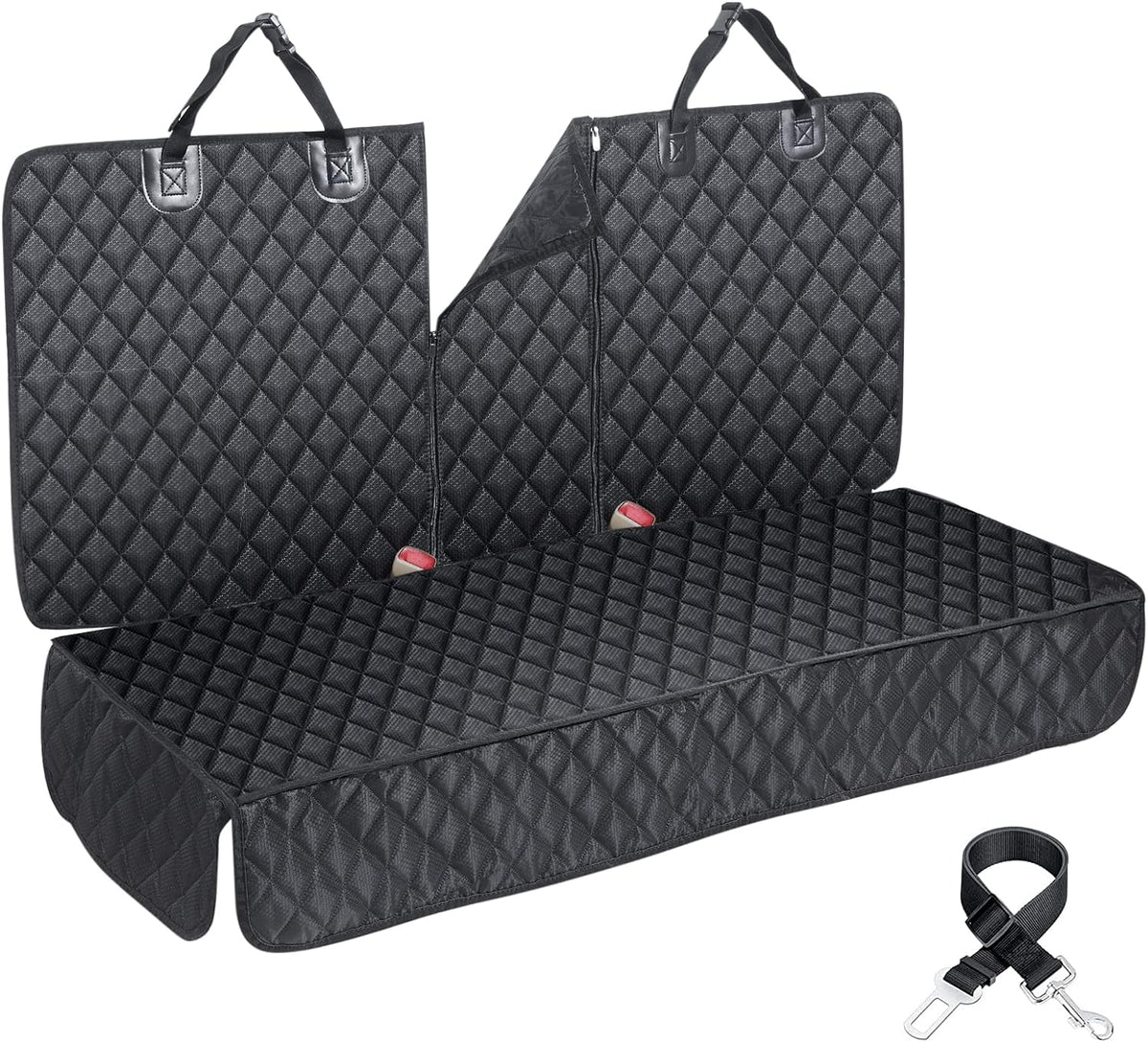 ANOSOSPECIAL Dog Car Seat Cover for Back Seat Cover,Non Stick Fur Rear Seat Protector for Pet,Nonslip Waterproof Durable Universal Fit Interior Backseat Covers for Auto Van SUV