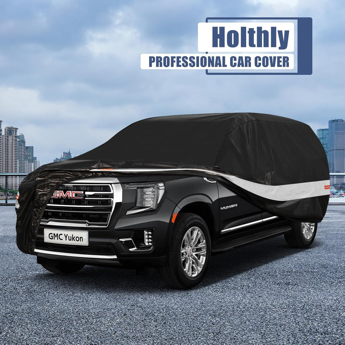 10 Layers Car Cover Custom Fit for Mercedes Benz C Class C250 C300 C43 C63 (1993-2026), Waterproof All Weather for Automobiles, Outdoor Full Cover Sun Dust Rain Protection with Cotton. Black - Colors B