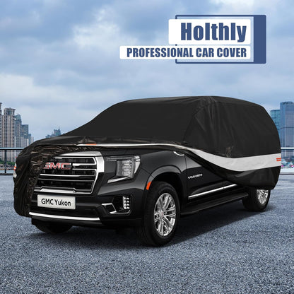 10 Layers Car Cover Custom Fit for Mercedes Benz C Class C250 C300 C43 C63 (1993-2026), Waterproof All Weather for Automobiles, Outdoor Full Cover Sun Dust Rain Protection with Cotton. Black - Colors B