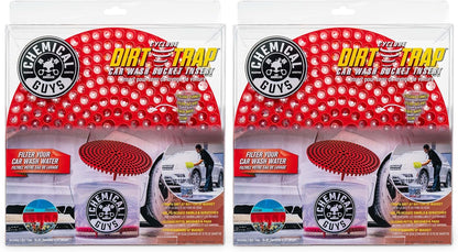 Chemical Guys Cyclone Dirt Trap Car Wash Bucket Insert Red Color (2 Pack)