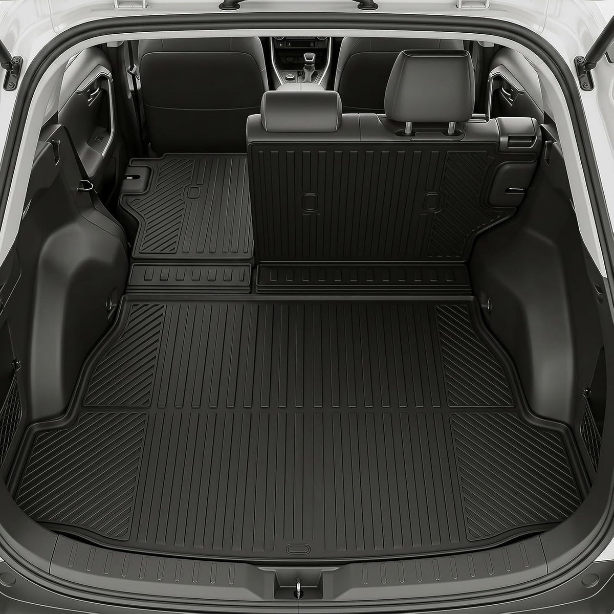 All Weather Floor Mat Fit for Toyota Corolla(Include Hybrid Exclude Hatchback) 2026 2025-2020 TPE Rubber Liners Corolla Accessories All Season Guard Odorless Anti-Slip Liner Black