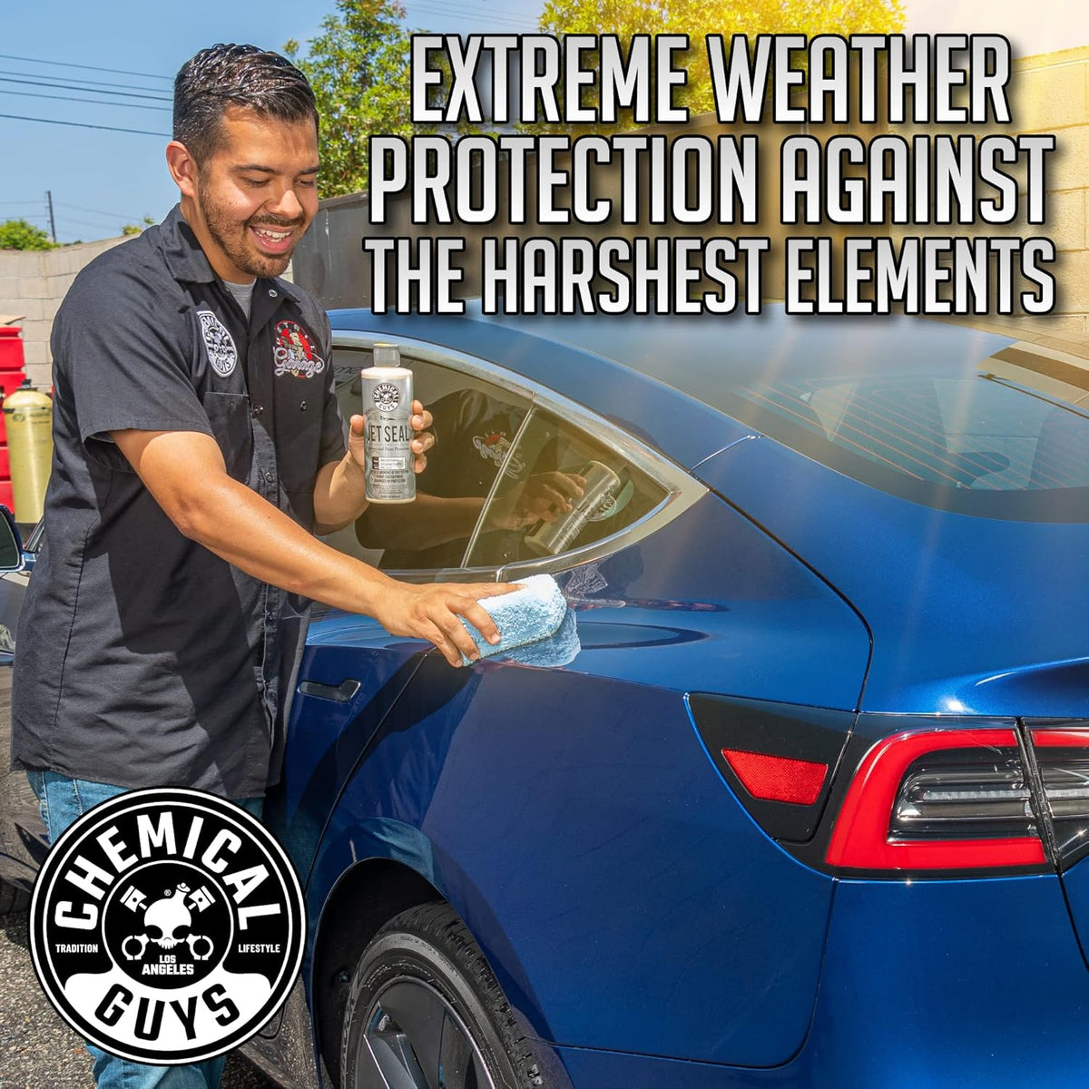 Chemical Guys JetSeal Anti-Corrosion Sealant & Paint Protectant - Advanced Car Paint Sealant for Trucks, Motorcycles, SUVs & RVs, Provides Durable Protection & High Gloss Finish, 16 oz