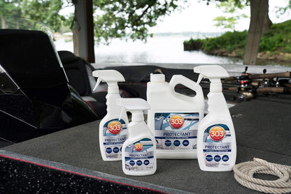 303 Products Marine Aerospace Protectant Spray, UV Protection for Boat Vinyl & Surfaces – Repels Dust, Dirt & Staining, Matte Finish, Restores Like-New Appearance, 32 oz