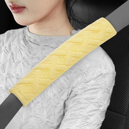 JUSTTOP 2-Pack Universal Car Seat Belt Pads Cover for A More Comfortable Driving, Seat Belt Shoulder Strap Covers Harness Pad for Car Interior Accessories(Black)