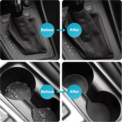 FiveJoy Car Cleaning Gel Kit - Universal Car Detailing Putty for Car Interior - Reusable Clean Goop Cleaner Supplies Auto Slime for Home, Office, Keyboard, Computer (Purple, 3Pack (16.8oz))