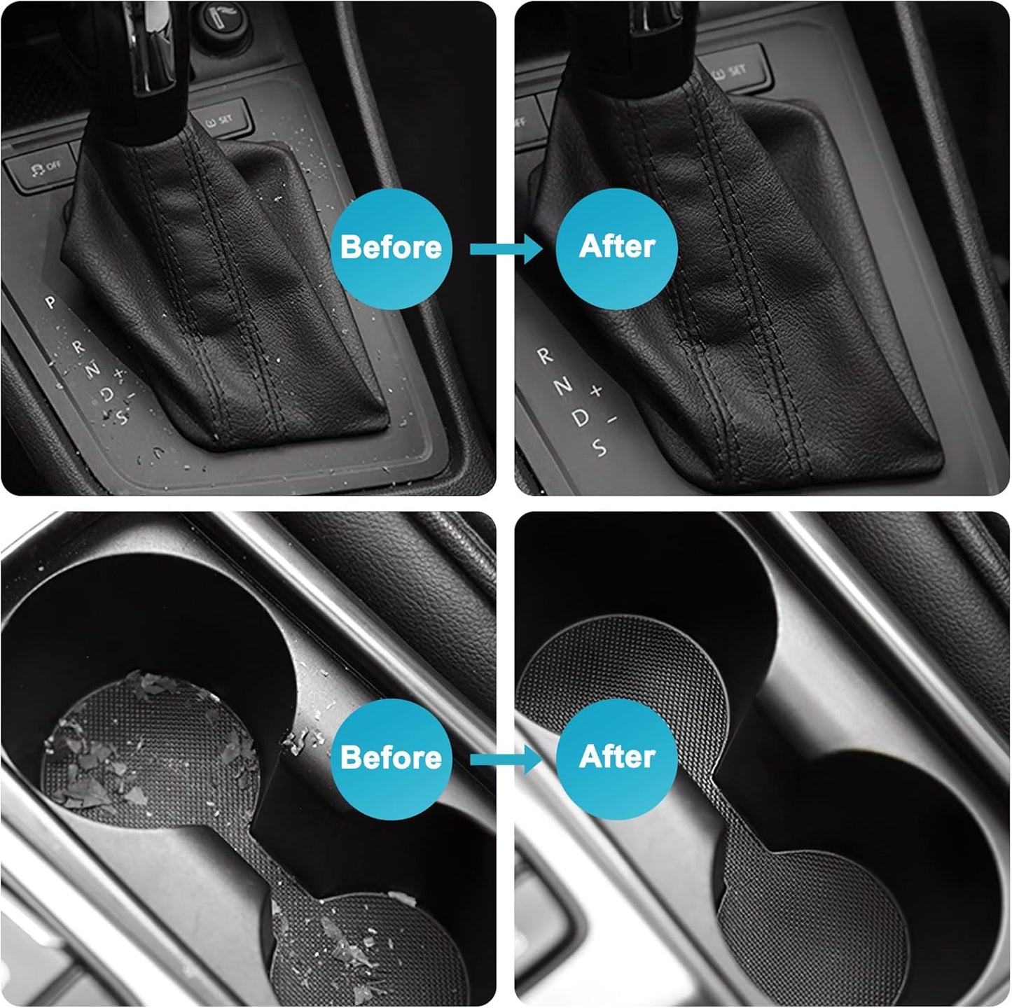 FiveJoy Car Cleaning Gel Universal Cleaning Putty for Car Interior, Reusable Auto Cleaning Slime Car Cleaning Supplies for Car Vent, Keyboard Cleaner Pink 3Pack