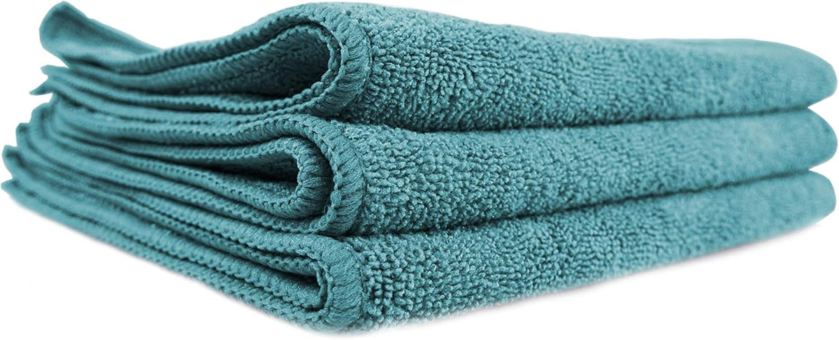 Chemical Guys Workhorse Professional Grade Microfiber Towels for Cars - Black 16x16 Inch Microfiber Cleaning Cloths for Home & Pet Drying, Soft & Scratch-Free, Washing, Drying & Cleaning, 3 Pack