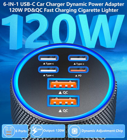 USB C Car Charger, Rombica 2Pack 3-Port 67W Dual PD USB-C&USB-A Car Power Cigarette Lighter USB Charger 3 in 1 PD/QC Type C Fast Car Charge for iPhone 17 17 Pro Max 16 15 14 13 12/Galaxy S26 S25/Pixel
