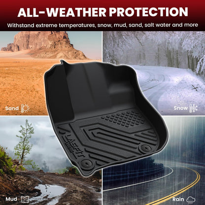 LASFIT Cargo Liner for Honda CR-V 2026 2025 2024 2023 (Gasoline & Hybrid & e:FCEV) All Weather TPE Car Trunk Mat (Upper Position), Cargo Only Black