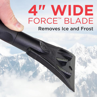 Mallory 532 26 Inch Snow Brush with Ice Scraper for Cars, Trucks, SUVs, RVs, and More (Colors May Vary)