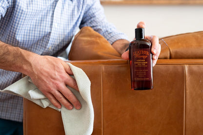 Leather Honey Lint-Free Application Cloth: Microfiber Cloth for Use with Leather Conditioner and Cleaner. Made in The USA Since 1968