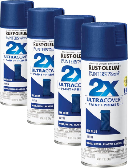 Rust-Oleum 334029 Painter's Touch 2X Ultra Cover Spray Paint, 12 oz, Gloss Clear - Colors E