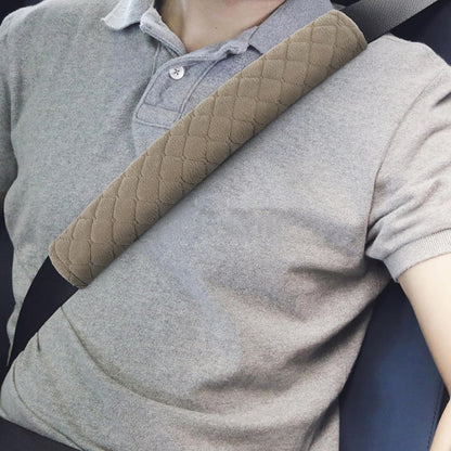 surpassme Car Seat Belt Pads Cover, 2 Pack Seat Belt Shoulder Strap Covers Protector to Release Stress to Your Neck and Shoulder for a Safety Driving (Pink)