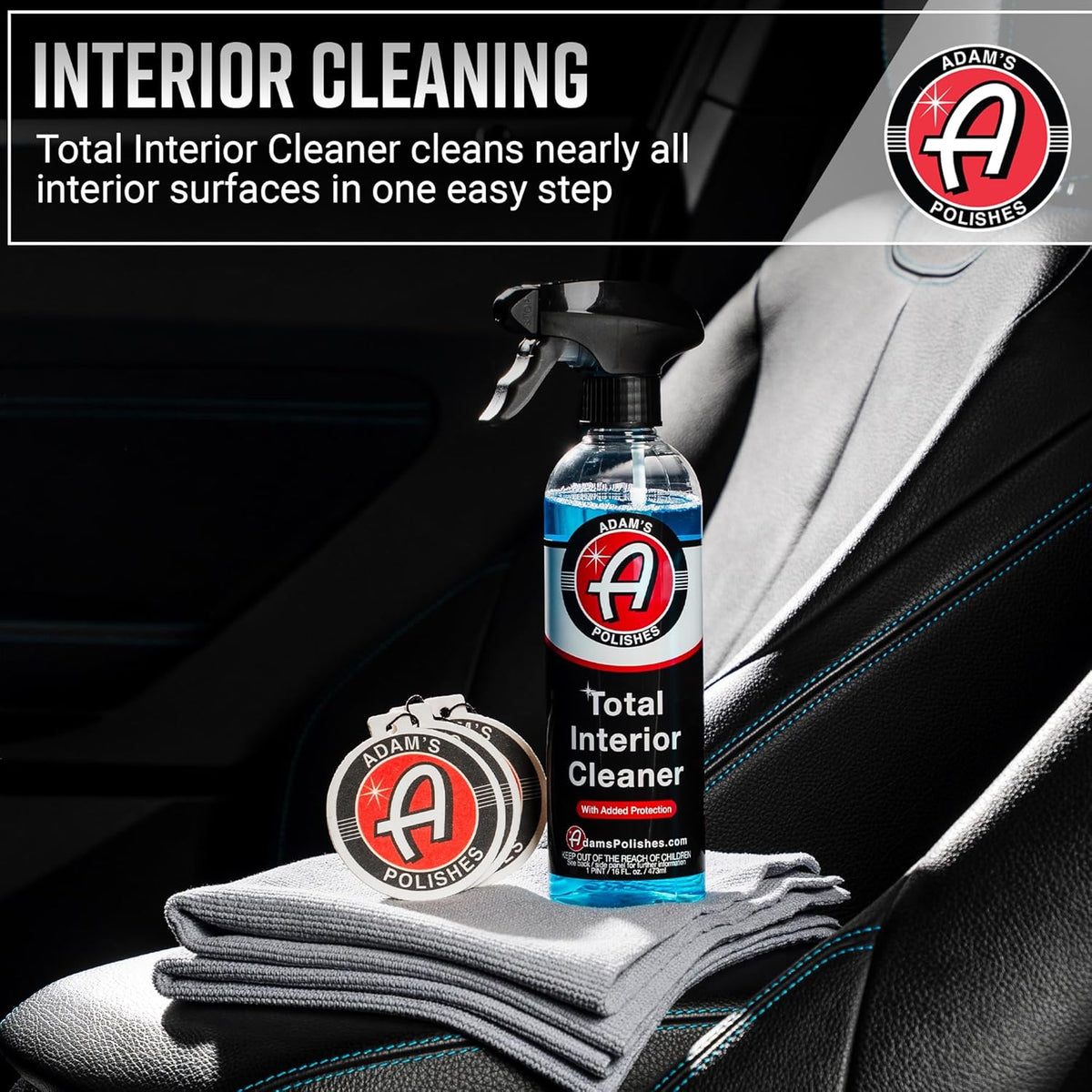 Adam's Essential Car Wash Kit (6-Item) - USA Made Auto Detailing Car Care Cleaning Kit for Car & Truck Lovers, Dads, Moms and DIYers - Our Products