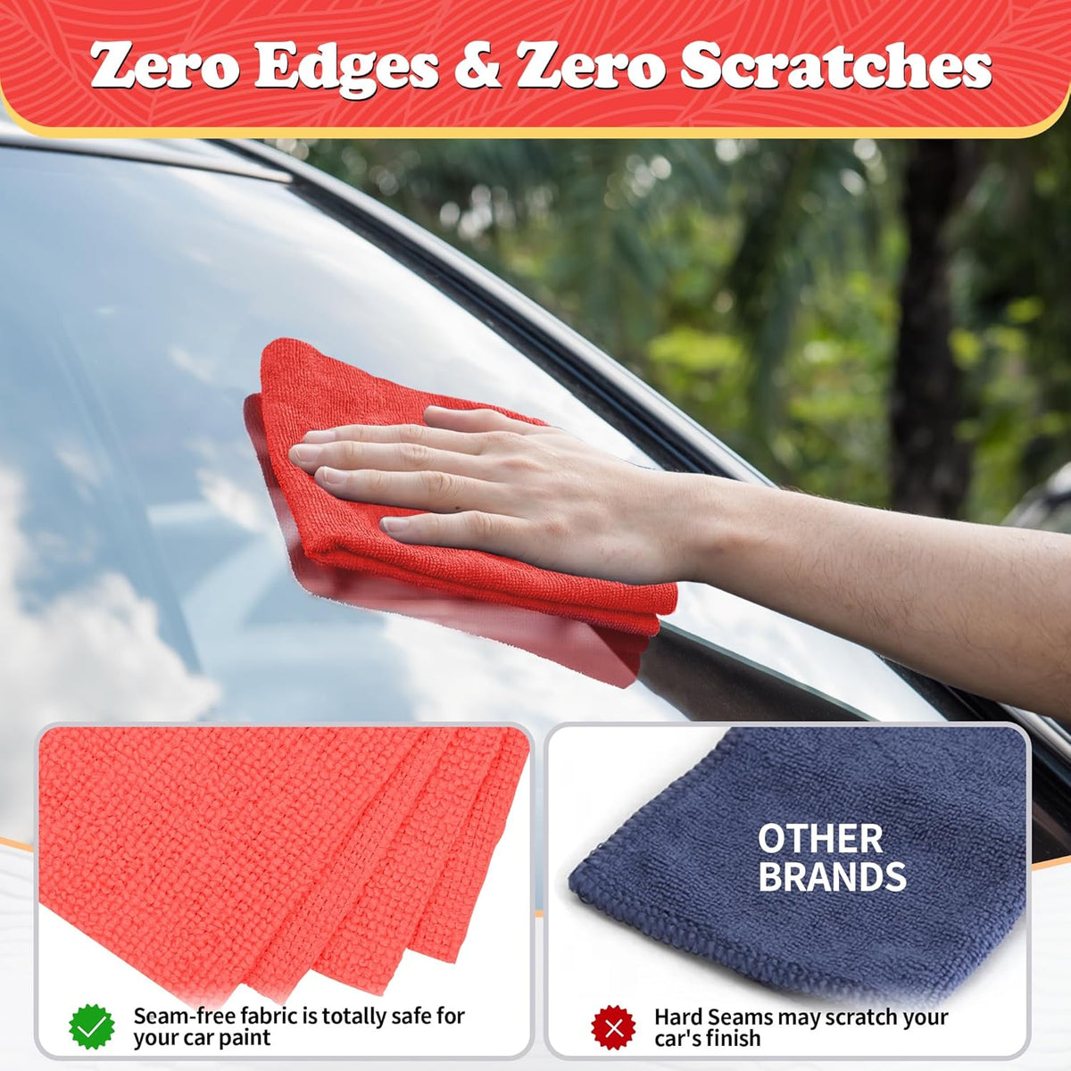 FIXSMITH Shop Towels, Pack of 200, Grey Microfiber Cleaning Cloth Bulk, Microfiber Towels for Cars, All-Purpose Absorbent Cleaning Rags, Dust Cloth for Automotive, Mechanic, Garage, 11.5 x 11.5 inch
