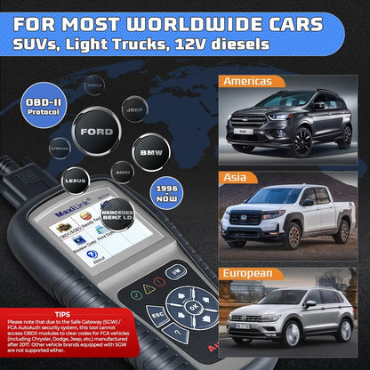 Autel AutoLink AL519 OBD2 Scanner Enhanced Mode 6 Car Diagnostic Tool Check Engine Code Reader CAN Scan Tool, Advanced Ver. of AL319